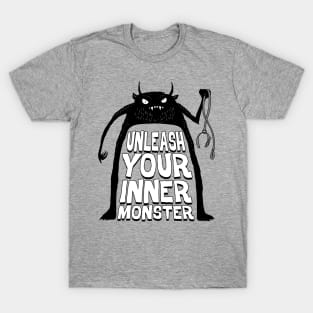 Cute Monsters Ego Boost Inner Monster In You Quotes Sayings To Live By T-Shirt
